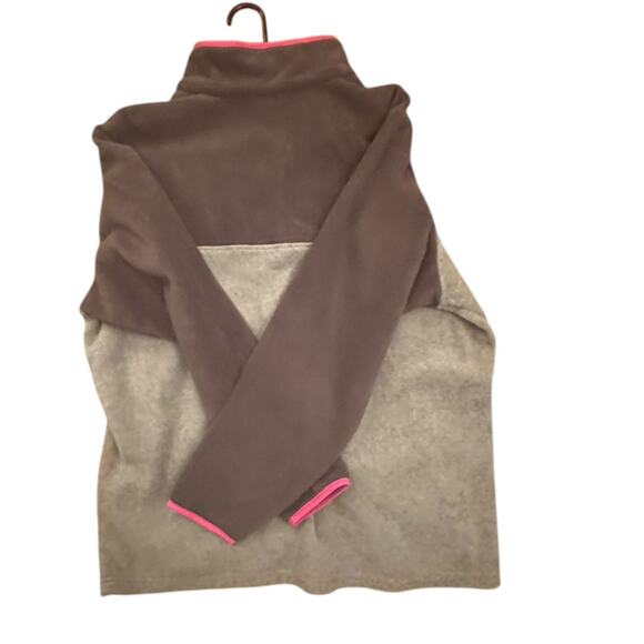 Columbia 2X Pullover Fleece gray and pink NWT Warm Winter - Picture 6 of 7